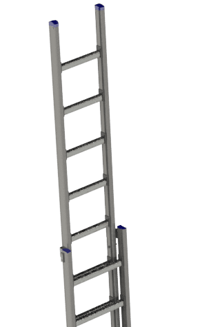 ECHELLES A COULISSE MAIN 2 PLANS